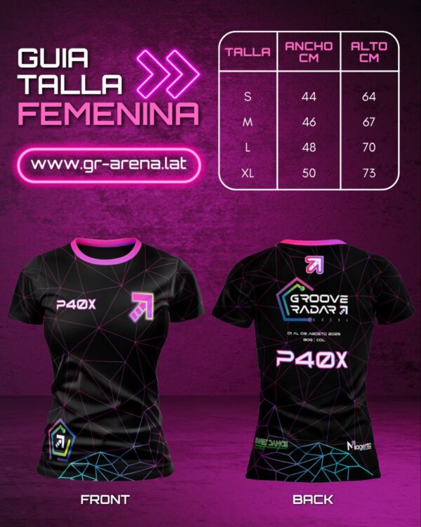 Camiseta Groove Radar Arena Mujer - Image 3